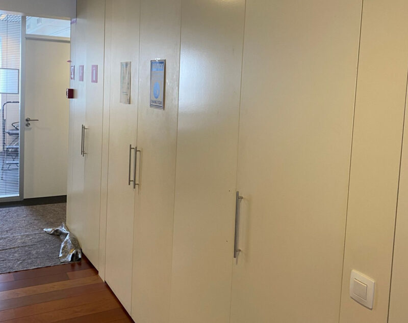 Chantier bird consult bxl rue royale peinture bureaux 02