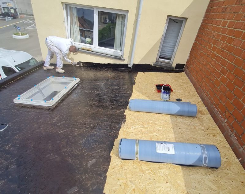 Chantier bird consult liedekerke meersstraat toiture plate 18