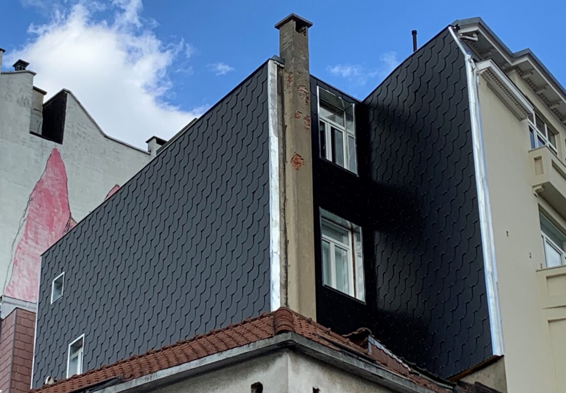 Remplacement dun bardage en ardoises a bruxelles 9