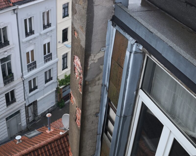 Remplacement dun bardage en ardoises a bruxelles 1