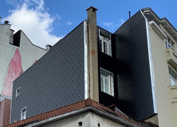 Remplacement dun bardage en ardoises a bruxelles 9